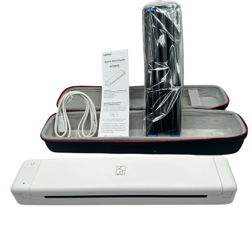 HP Portable Printer, Plastic, Approximately 11.5 inches